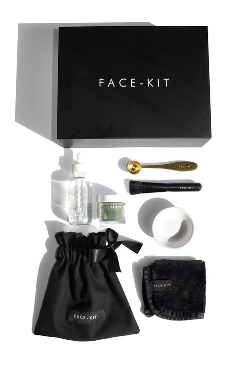 Face-Kit Renew Mask Kit Facial Kit Packaging, Wellness Accessories, Face Mask Packaging, Skincare Face Masks, Greens Superfood, Fresh Face Mask, Kit Skincare, Face Tools, Face Kit