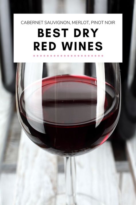 Cooking Wine Recipes, Merlot Red Wine, Wine Chart, Red Wine Reduction, Wine Recommendations, Merlot Wine, Best Red Wine, Dry Wine, Dry Red Wine