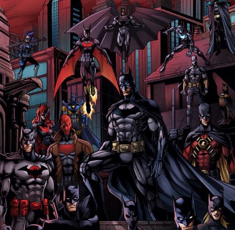 Bat Family Batman Characters, Phil Cho, The Bat Family, Univers Dc, I'm Batman, Batman Wallpaper, Batman Stuff, Batman Universe, Batman Beyond