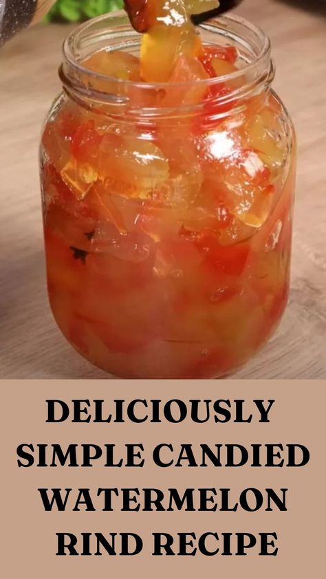 This is the perfect recipe for anyone who loves all things pickled. They're incredibly easy to make and can last up to 2 years. Are you thinking of a perfect side dish for your meat or chicken main dish? Or to spice up your slaw and salad? Think no more because this recipe might be the answer for you. And the star ingredient is watermelon rind in this recipe. Yes, believe it or not, watermelon rind is a good idea. Watermelon Pickled Rinds, Things To Do With Watermelon Rind, Watermelon Rind Jam Recipe, Canned Watermelon Rind, Sweet Pickled Watermelon Rind Recipe, Pickles Watermelon Rind, Pickled Watermelon Rind Recipe Canning, Pickling Watermelon Rind, Canning Melon Recipes