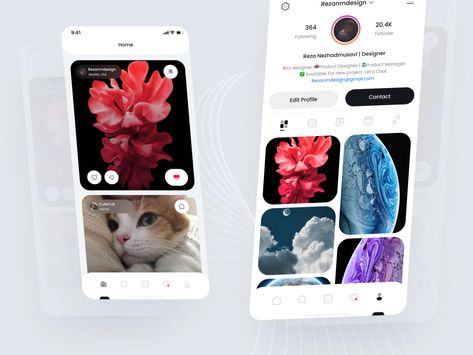 Instagram Redesign, Web Design Pricing, Social App Design, Medical App, Mobile App Design Inspiration, App Interface Design, Photography Apps, Ui Design Website, App Design Inspiration