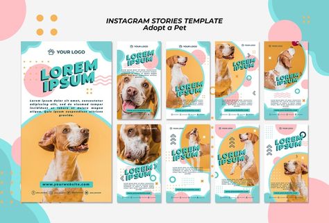 Pet Instagram, Instagram Stories Template, Food Post, Freelance Social Media, Web Story, Pet House, Art Story, Catalog Design, Instagram Story Template