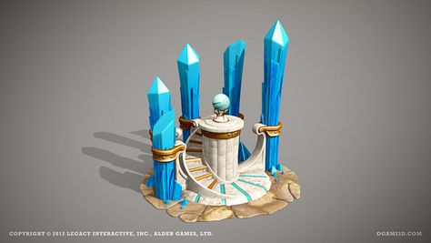 Legends of Atlantis Exodus - ingame 3D models by Ogami 3D, via Behance Magic Temple, Temple Game, Props Concept, Environment Props, Props Art, Disney Fun Facts, Game Props, Religious Architecture, Isometric Illustration