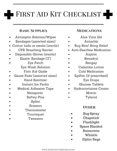 FREE DIY First Aid Kit for Active Families Checklist Printable! Diy Medical Kit, Monthly Checklist Template, First Aid Kit Diy, First Aid Kit Essentials, Herbal First Aid Kit, Eye Wash Solution, Natural First Aid Kit, First Aid Kit Checklist, Monthly Checklist