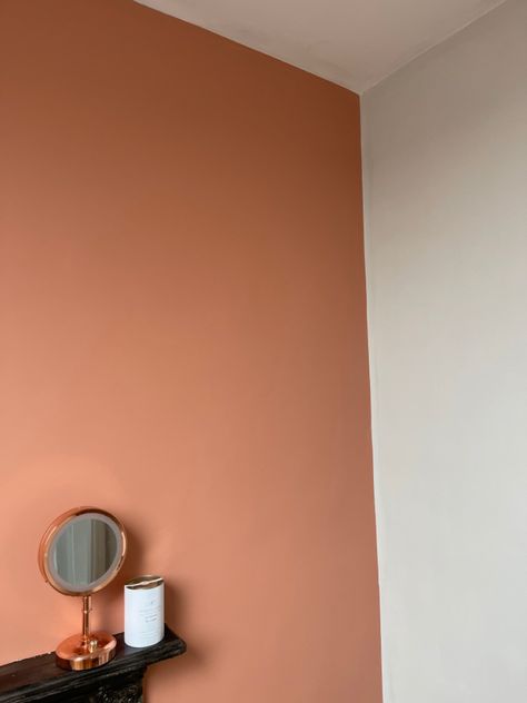 Dulux Copper Blush - Easy Care Dulux Copper Blush Bedroom, Dulux Copper Blush, Copper Blush Bedroom, Copper Blush Dulux Paint, Copper Paint Colors, Terracotta Living Room, Terracotta Walls, Blush Bedroom, Terracotta Paint