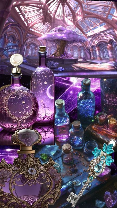 Magic Aesthetic Purple, Galaxy Castle, Fantasy Wallpaper, Glitch Wallpaper, Magic Aesthetic, Character Base, Fantasy Places, Dreamy Room, Beautiful Landscape Wallpaper