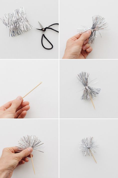 New Year Diy Decorations, New Year Decorations Ideas Diy, Diy New Years Decorations, Diy New Years Eve Decorations, New Year's Eve Decorations, New Years Eve Party Ideas Decorations, New Year Diy, New Year Decorations, Tinsel Garland