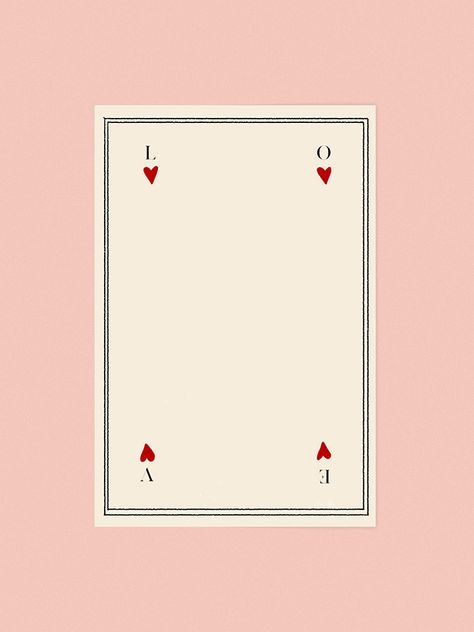 카드 디자인, Friday Favorites, Art Et Illustration, Playing Card, Spread Love, Printable Cards, San Valentino, Design Inspo, In The Middle