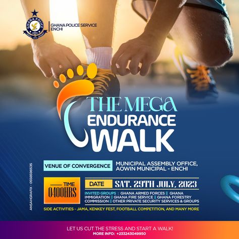 Health Walk Flyer Design, Citation Design Graphic, Health Walk, Health Flyer, Marathon Poster, Marathon Posters, Walking For Health, Church Media Design, Flyer Design Layout