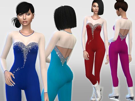 Puresim's Ice Skating Outfit Sims 4 Dancer Clothes, Sims 4 Ice Skating Cc, Sims 4 Ice Skating, Sims 4 Resource, Snow Dance, Sims Poses, Skating Outfit, 4 Poses, Ice Skating Outfit