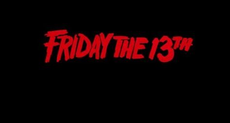 Friday 13th, Horror Themes, Retro Horror, Horror Posters, Red Icons:), Halloween Wallpaper Iphone, Title Card, Take A Hike, Movie Titles