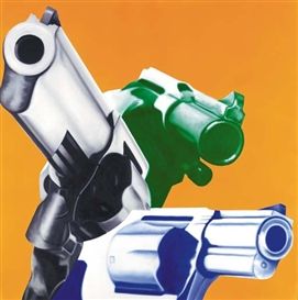 Gun-Play-Guns | James Rosenquist | 1996 James Rosenquist Pop Art, Gcse Textiles, James Rosenquist, 60s Art, Claes Oldenburg, 2022 Art, Florida Artist, Pop Art Movement, Jasper Johns