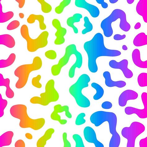 Square Rainbow leopard seamless pattern. Rainbow spots on a white background. Vector animal pattern Leopard Print Wallpaper, Rainbow Leopard Print, Pattern Rainbow, Animal Print Wallpaper, Rainbow Leopard, Leopards, Animal Pattern, A White Background, Spot On