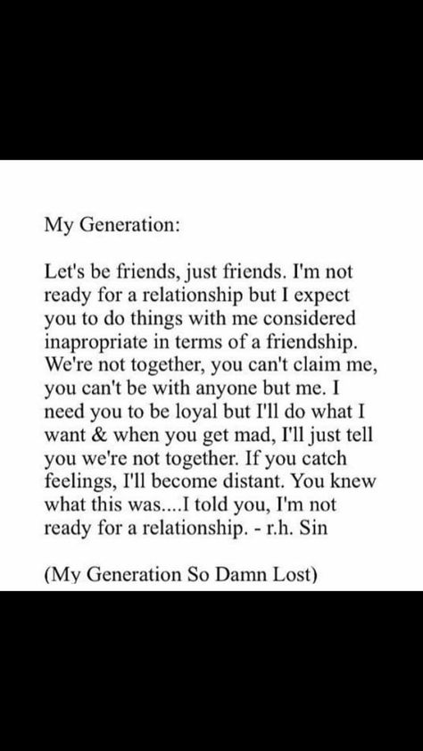 This generation is so messed up. #truth Generation Quotes, Quotes About Boys, Sin Quotes, Generations Quotes, Under Your Spell, This Generation, Catch Feelings, Boy Quotes, Hard Truth