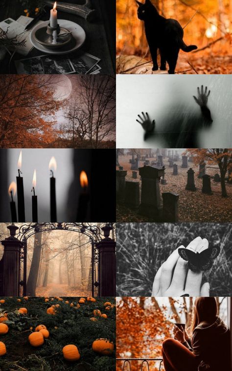 Samhain aesthetic Aesthetic Facebook Cover, Samhain Aesthetic, Samhain Altar, Samhain Ritual, Lunar Witch, Autumn Witch, Samhain Halloween, Headless Horseman, Festivals Around The World