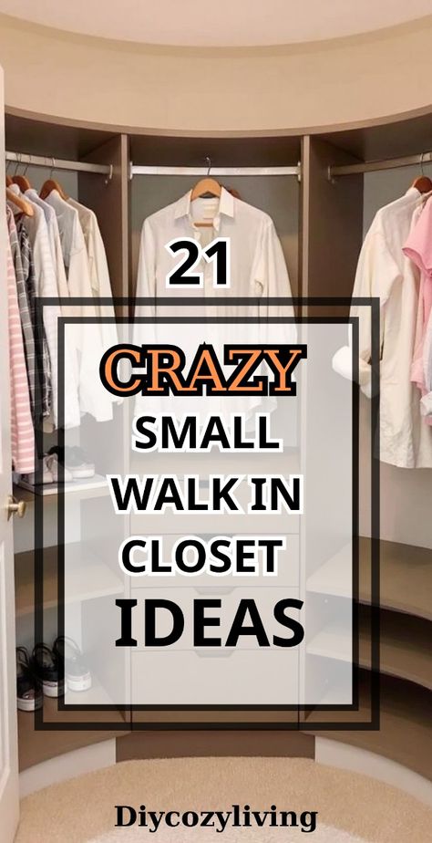 Looking to transform your small walk-in closet? Check out these 10 crazy, creative ideas to make the most of your space! From clever storage hacks to stylish design tricks, these tips will help you maximize every inch while keeping things organized and chic. Make Your Home Look Expensive, Small Walk In Closet, Design Tricks, Build A Closet, Small Closet Organization, Dos And Don'ts, Small Closet, Look Expensive, Walk In Closets