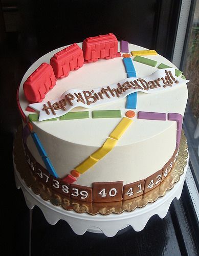 "Ticket to Ride" Board Game Cake | A 40th birthday cake base… | Flickr Board Games Diy For Kids, Board Game Design Ideas, Board Game Room Ideas, Life Size Board Games, Board Game Cake, Board Games Aesthetic, Candyland Board, Toddler Board Games, Board Game Shelf