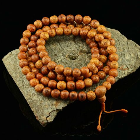 13 mm Bodhi Seed 108 Beads Tibetan Buddhist Meditation Prayer Japa Mala Astrological Houses, Buddhist Iconography, Buddhist Mala, Buddha Life, Long Lasting Foundation, Buddhist Meditation, Buddhist Prayer, Meditation Prayer, Maitreya Buddha