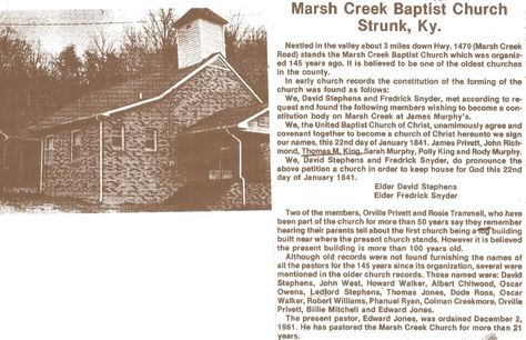 Marsh Creek Church McCreary County Ky Mccreary County, Cumberland Falls, Kentucky Girl, Old Church, Baptist Church, Somerset, The Valley, Small Towns, Looking Back