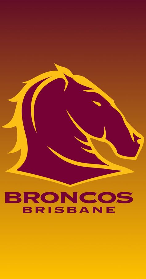 Broncos Nrl, Broncos Wallpaper, Broncos Logo, Brisbane Broncos, Brochure Print, Metal Clock, Rugby League, Queensland, Random Things