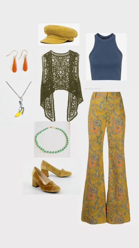 Harry styles love on tour outfit inspiration 70s Outfits Concert, 70s Fashion Polyvore, 70s Outfit Inspiration Party, Retro Fashion 70s Outfits Inspiration, 80s Inspo Outfit, 70s Groovy Outfits, 60s Casual Fashion, 70s Inspo Outfits, Hippie 70s Outfits