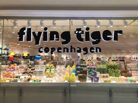 Flying Tiger Storefront 2018 (2) Copenhagen Aesthetic, Tiger Shop, Tiger Roaring, Tiger Store, Flying Tiger Copenhagen, Flying Tiger, Soap Packaging, Tiger Woods, Doodle Designs