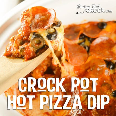 Crockpot Pizza Dip, Hot Pizza Dip, Slow Cooker Dip Recipes, Crockpot Pizza, Crockpot Dips, Slow Cooker Dips, Pizza Dip Recipes, Crock Pot Pizza, Hot Pizza