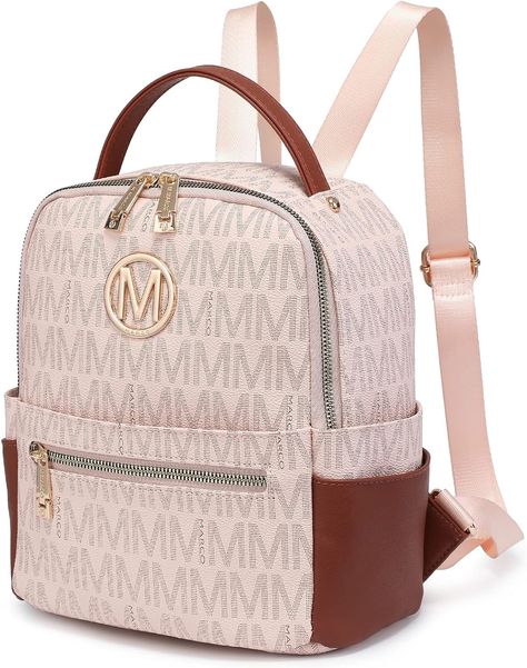 Amazon.com: MKP Small Backpack Purse for Ladies Women Fashion Multi Pockets Daypacks with Front Zip Pocket : Clothing, Shoes & Jewelry Small Backpack Purse, Water Resistant Backpack, Quilted Backpack, Women's Backpacks, Small Backpack, Mini Purse, Wallet Fashion, Hobo Handbags, Designer Bag