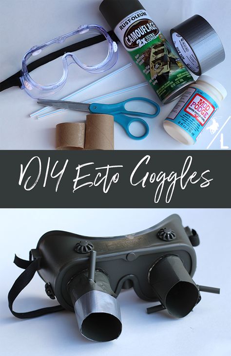 DIY Ecto Goggles | DIY Costume | DIY Halloween Costume | DIY Ghostbusters Ghost Busters Costume Diy, Diy Goggles, Ghostbusters Birthday Party, Ghostbusters Party, Ghostbusters Costume, Ghost Diy, Diy Costumes Kids, Diy Kostüm, Diy Halloween Costumes Easy