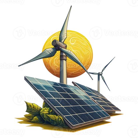 Renewable Energy Drawing, Solar Energy Drawing, Solar Panel Drawing, Solar Energy Illustration, Renewable Energy Illustration, Solar Energy Poster, Save Energy Paintings, Energy Conservation Poster, Conservation Poster