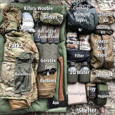 Bushcraft Kit, Outdoor Survival Gear, Bushcraft Gear, Survival Skills Life Hacks, Emergency Preparedness Kit, Military Gear Tactical, Tac Gear, Tactical Gear Loadout, Combat Gear