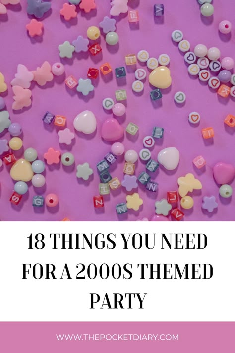 18 Things You Need For A 2000s Party Theme | Fun Y2K party ideas | 2000s parties with friends | Amazon products for a y2k party | y2k party decor | 2000s party decor | 2000s wall backdrop | Fun party ideas with themes | Y2k Party Inspo | 2000s party inspiration 00s Hen Party, 2000s Dessert Table, 2001 Party Theme, 2000s Homecoming Theme, 2002 Theme Party, Early 2000s Party Favors, 2000s Theme Party Food, 2000s Birthday Party Nostalgia, 2000s Snacks Party