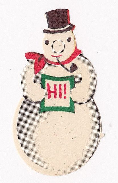 Vintage Christmas Sticker Snowman Hi by hmdavid, via Flickr Vintage Snowman Images Free Printable, Vintage Snowman Images, Christmas Vintage Stickers, Snowman Sticker, Retro Snowman Illustration, Vintage Frosty The Snowman, Christmas Stickers, Ants, Vintage Illustration