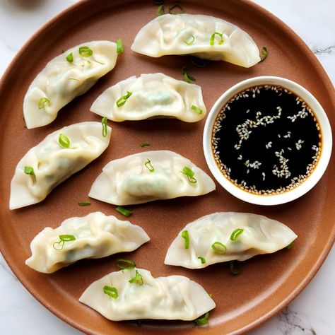 Serves: Makes 30 dumplings Ingredients 300g Pork Mince 100g Garlic Chives, sliced 1 Tbsp Minced Ginger ½ tsp Salt ½ Chicken Stock Cube 1 Tbsp Soy Sauce 1 Tbsp Oyster Sauce 1 tsp Sesame Oil ½ tsp White Pepper Powder 30 Gow Gee Wrappers Method Add all the ingredients (except the wrappers) to a large mixing bowl and sti Pork And Chive Dumplings, Amaretti Cookie Recipe, Longevity Noodles, Salad Box, Amaretti Cookies, Gluten Free Soy Sauce, Garlic Chives, Mango Salad, Lime Dressing