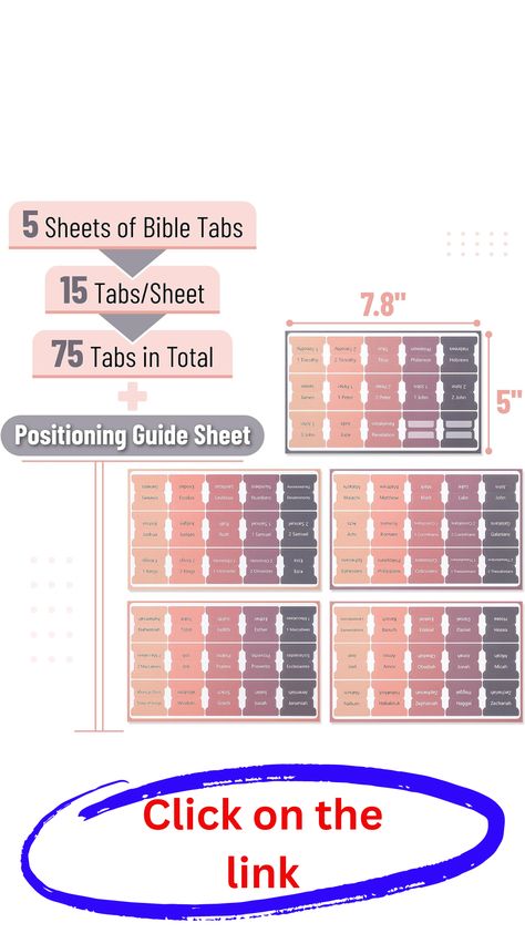 Mr. Pen- Bible Tabs, 75 Tabs, Sunset Shades, Vintage, Laminated Bible Tabs for Women and Men, Bible Tabs for Study Bible, Bible Index Tabs, Bible Book Tabs, Bible Labels Tabs, Mr Pen Bible Tabs . . <<<< CLICK ON THE LOINK TO ORDER >>>> Geneva Bible, Bible Index, Ruth 1, Book Tabs, Bible Prints, Bible Book, 2 Samuel, Study Bible, Bible Versions