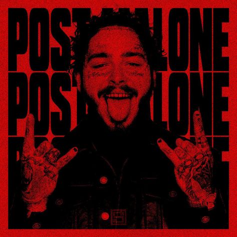 Post Malone Music Poster, Post Malone Poster Vintage, Post Malone Album Cover, Bands Wallpaper, Post Malone Poster, Post Malone Album, Post Malone Music, Post Malone Wallpaper, Gamer Wedding