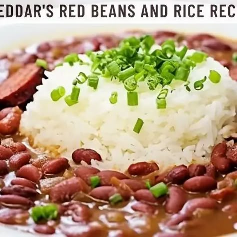 Cheddar's Red Beans and Rice Recipe - Easy Kitchen Guide Mild Red Beans And Rice Recipe, Red Beans And Rice Recipe Canned Beans, Creole Red Beans And Rice Recipe, Red Beans And Rice Recipe Vegetarian, Easy Red Beans And Rice, Red Beans And Rice Recipe Easy, Red Bean And Rice Recipe, Red Beans And Rice Recipe, Cheddar Recipes