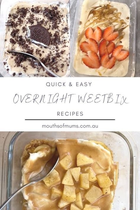 Weetbix Recipes, Weetabix Recipes, Overnight Breakfast Recipes, Overnight Recipes, Overnight Breakfast, Healthy Food Habits, Sugar Free Maple Syrup, Overnight Oats Healthy, Overnight Oats Recipe