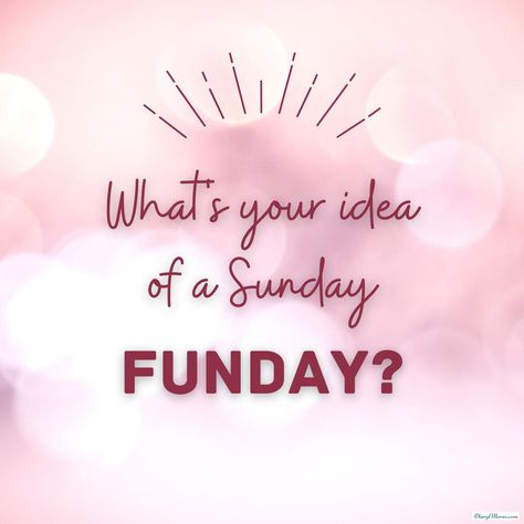 It's Sunday Funday! What are you doing today? #sundayfunday Sunday Engagement Post, Saturday Interactive Posts Facebook, Sunday Interactive Posts Facebook, Sunday Funday Quotes, Apple Orchard Photography, Sunday Affirmations, Sunday Posts, Gym Content, Sunday Ideas