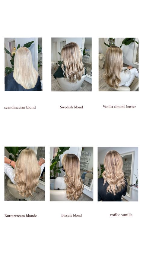 Toning Formulas, Vanilla Hair, Golden Blonde Balayage, Cream Blonde, Light Golden Blonde, Haircolor Ideas, Blonde Balayage Hair, Waves Haircut, Summer Blonde Hair