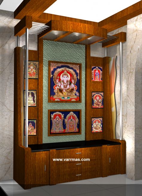 Modular Type, Pooja Door Design, Bedroom Cupboard, Temple Design For Home, Indian Home Interior, Pooja Room Door Design, Pooja Room Design, Room Door Design, Puja Room