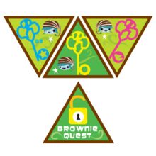 Brownie Quest (Brownie Journey) | Scouts Honor Wiki | Fandom Brownie Quest Journey, Brownie Journey, Brownie Quest, Girl Scout Brownie Badges, Brownies Activities, Girl Scout Law, Brownie Badges, Girl Scouts Brownies, Girl Scout Patches