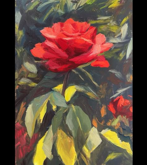 Heather Martin, Painting Concepts, Pastels Art, Single Red Rose, Oil Painting Inspiration, Rennaissance Art, Theme Nature, Pretty Drawings, Daily Painting