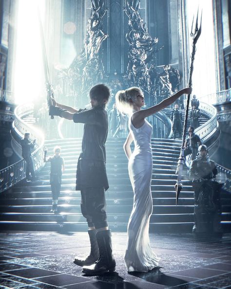 [sourc Final Fantasy Aesthetic, Final Fantasy Wallpaper, Final Fantasy Xv Wallpapers, Noctis And Luna, Final Fantasy Tattoo, Lucis Caelum, Final Fantasy Ix, Final Fantasy Collection, Final Fantasy Artwork