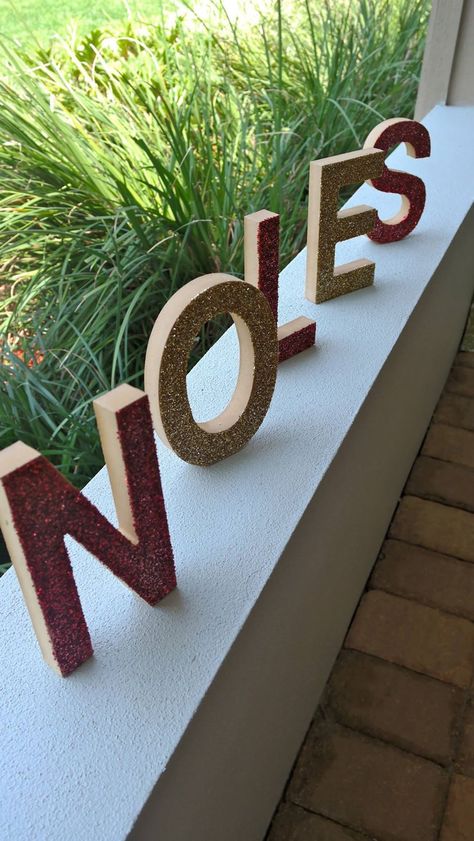 Garnet And Gold Graduation Party, Fsu Party Ideas, Fsu Graduation Party Ideas, Fsu Party Decorations, Fsu Graduation Party, Fsu Party, Dnp Graduation, Fsu Graduation, College Grad Party