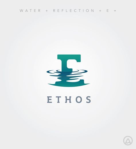 Ethos logo more organic feel to water reflection. #logo #graphicartist #graphicdesign #logoprocess #logoplace #logoinspirations #typography #type #design #brand #branding #brandidentity #church #youth #art #artist #illustrator #illustration #creative #creativity Reflection Logo, Alex Cruz, Resort Logo, Spa Logo, Logo Process, Church Youth, Water Reflection, Water Logo, Illustration Creative