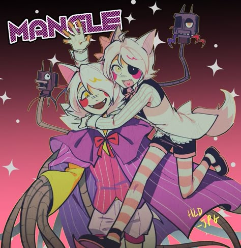 Mangle Fanart, Fnaf Mangle, Pole Bear, Fnaf Oc, Cool Fire, Moon Drawing, Fire Art, Fnaf Characters, Anime Fnaf