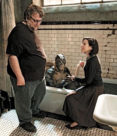 Guillermo del Toro - The shape of water #films #cine The Shape Of Water Behind The Scenes, Sally Hawkins Shape Of Water, The Shape Of Water Movie, Shape Of Water Movie, Guillermo Del Toro Art, Sally Hawkins, Mexican City, Water Movie, Shape Of Water