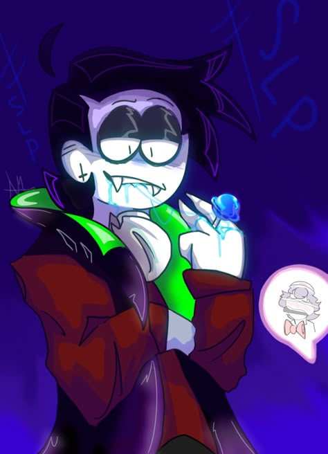 Kevin And Streber Spooky Month, Candy Bats Spooky Month, Streber X Kevin Spooky Month, Streber Spooky Month, Kevin Spooky Month, Spoky Month, Boy Icon, Video Game Fan Art, Vampire Boy