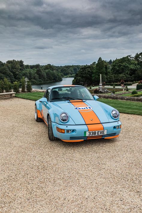 Porsche Gulf Racing, Gulf Porsche, Gulf Racing, New Porsche, Porsche 964, Ford Gt40, Driving Range, Car Colors, Dream Garage